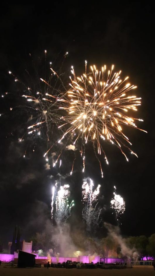 Castillo De Fuegos Artificiales De Las Ferias Y Fiestas De Alcal De