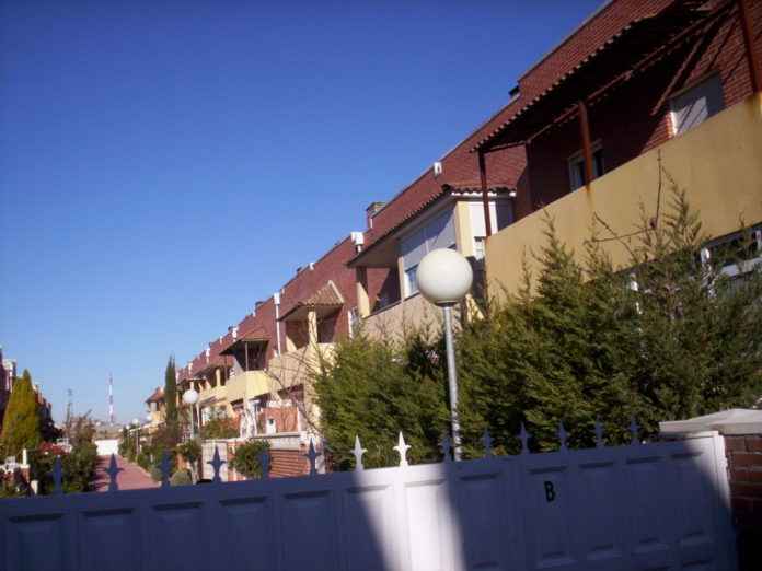 Vivienda adosadas en el barrio de El Ensanche