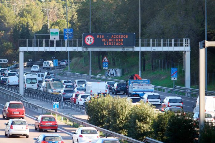 límite de velocidad en la M-30