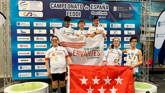 El Atletismo Cervantes logra cuatro campeonatos de España para personas con discapacidad